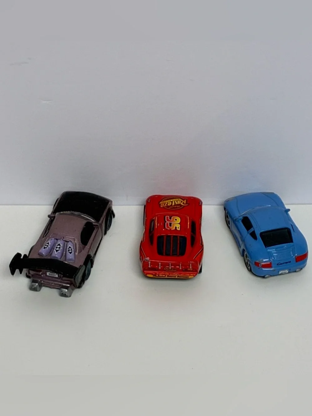 Disney Pixar Diecast Cars Set of 3 LIGHTNING MCQUEEN BOOST SALLY CARRERA